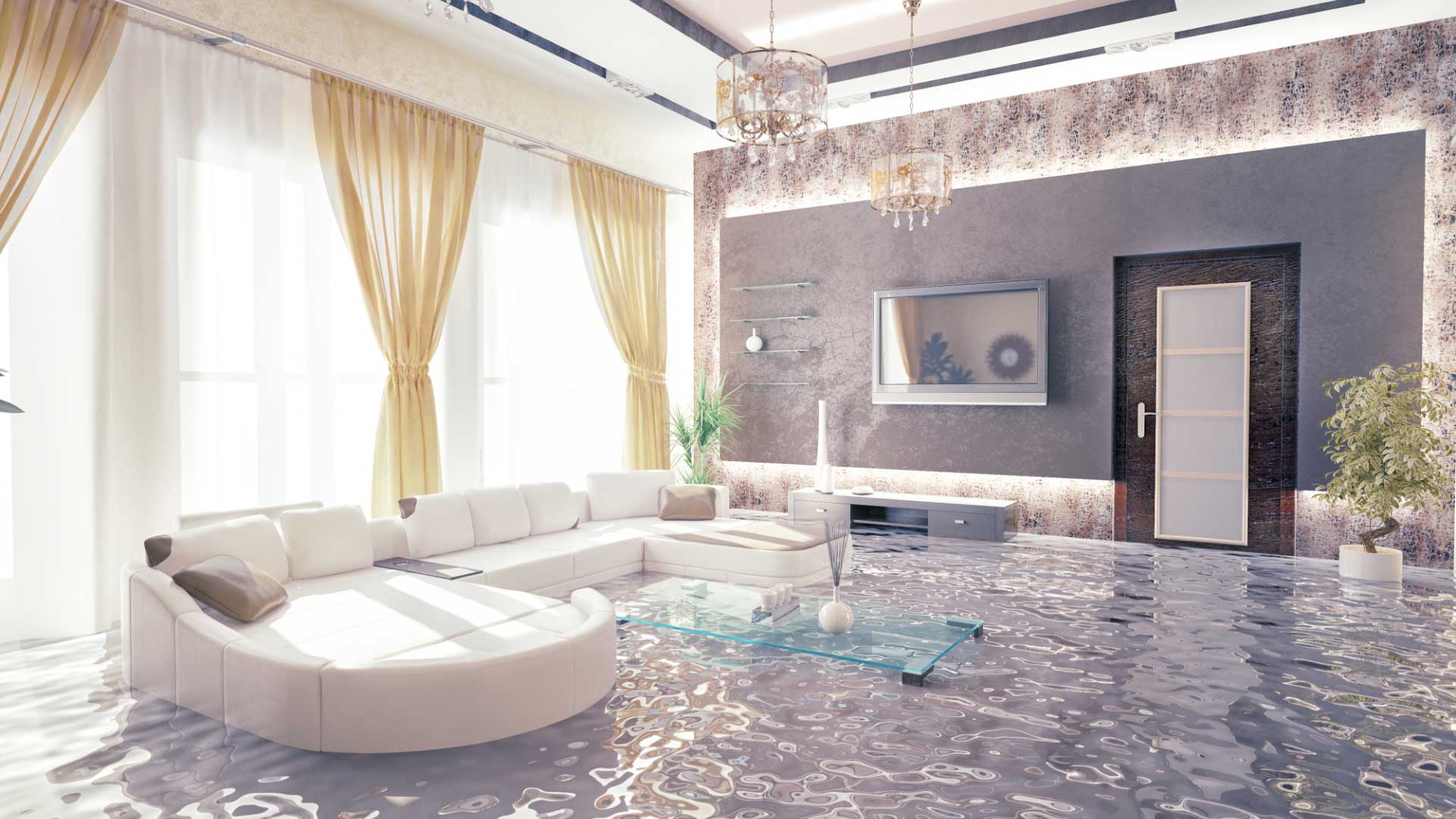 Flood restoration in a Las Vegas home