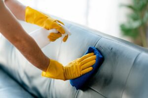 Las Vegas homeowner restoring upholstery and air quality with Love Your Carpet professional cleaning